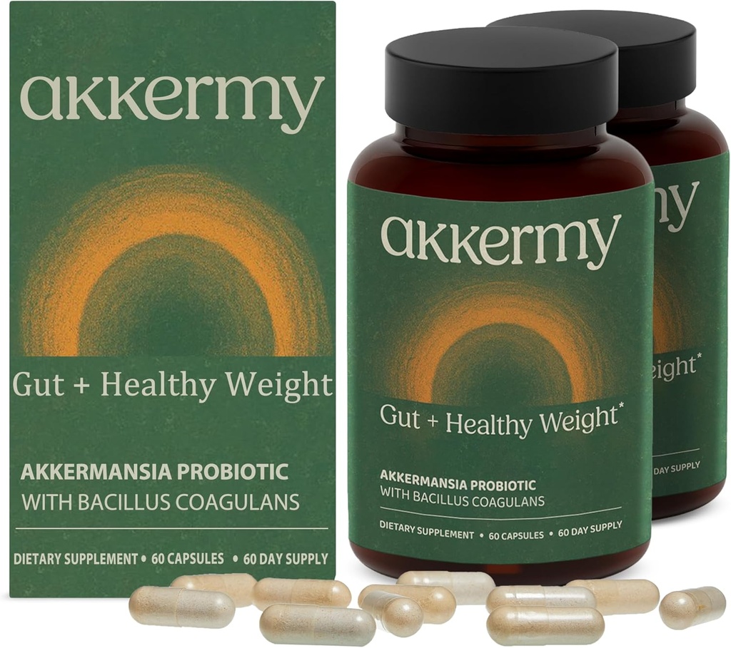 Akkermansia Probiótico para Apetito " Control de Aprendizaje " Aumenta GLP-1 " Boosts Healthy Weight TEN 120 Day Supply ANTE Hecho en EE.UU.