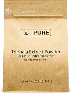 PURE ORIGINAL INGREDIENTES Triphala Extract Powder (8 oz) Puro, Naturalmente Fuentedo, No Aditivos o Fillers