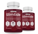 Zonata (Pack of 2) Slimtide Capsules with Apple Cider Vinegar & Raspberry, Slimtide Supplement - 120 Capsules