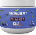 Electrolyte Powder - Refreshing Workout Recovery Electrolytes, Sugar Free, Gluten Free & Vegan, Pure Keto &amp; Paleo Hydration Beverage, Immune Boosting Vitamins (198 Grams, Grape)