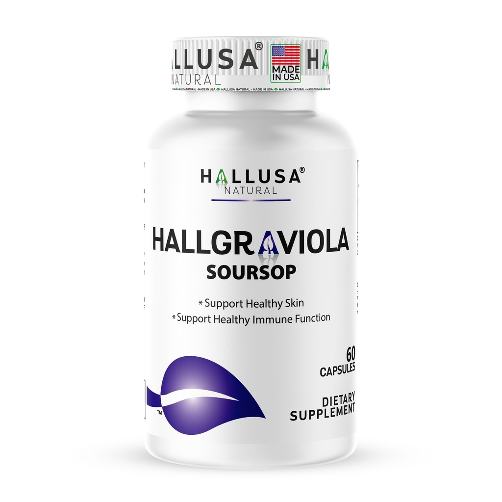 Graviola Soursop Extract 800mg for Antioxidant Protection, Digestive & Gut Wellness, Skin & Immune Function, 60 Capsules