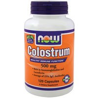 Now Foods Colostrum, 120 Caps 500 mg