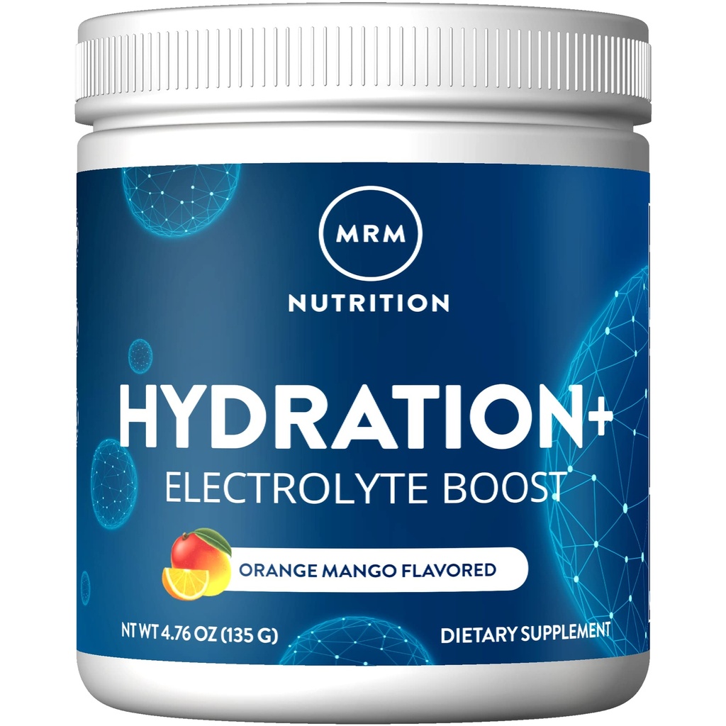 MRM Nutrición Hidratación + Silencio Naranja Mango Flavored ANTE Electrolyte Boost ← Hidratación celular TEN Vitaminas + Electrolitos ANTE Vegan + Gluten-Free TEN 15 Servimientos