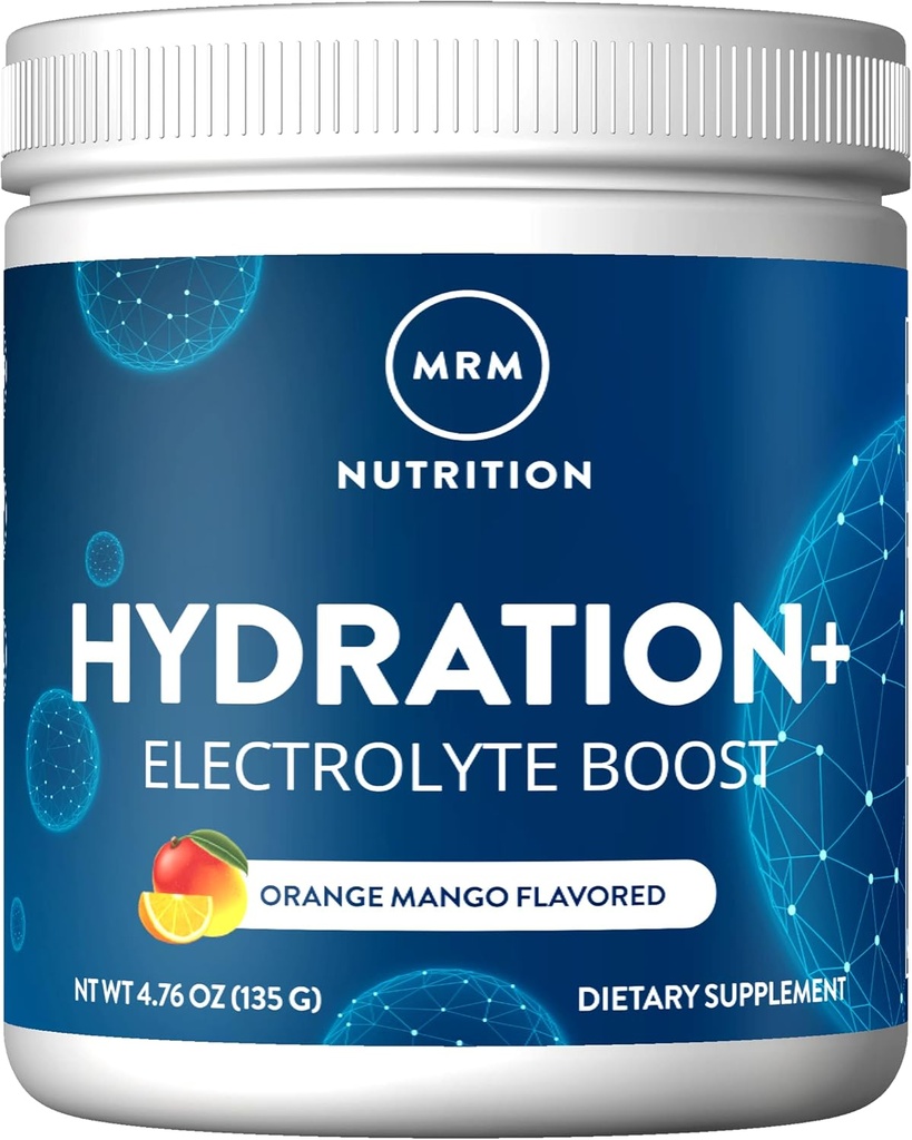 MRM Nutrición Hidratación + Silencio Naranja Mango Flavored ANTE Electrolyte Boost ← Hidratación celular TEN Vitaminas + Electrolitos ANTE Vegan + Gluten-Free TEN 15 Servimientos