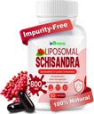 800MG Schisandra Extracto Orgánico, Suplemento Schisandra, Schisandra Berry Softgels for Energy Support, Liver Health, Antioxidant Protection & Digestive Wellness - 60 Softgels, Made in USA