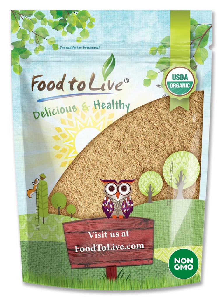 Food to Live Organic Amla Berry Powder (Amalaki), 2 Pounds Non-GMO Indian Gooseberry, Raw, Pure, Finely Ground, Kosher, Vegan. Rich in Antioxidant, Vitamin C. Great for Smoothies, Shakes, Yogurt