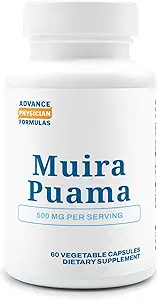 Muira Puama, 500 mg, 60 cápsulas vegetales