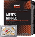 GNC AMP Programa de Vitapak para Hombres Ripped, 4 en 1 paquete de vitaminas de productos, tono de músculo magro de Metabolismo, calorias de quema, cama de agua, multivitamina de adultos, cafeína, CLA, ingredientes provenientes, suministro de 30 días
