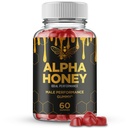 Alpha Honey Gummies, Official AlphaHoney Supplement Gummy - Maximum Strength, All Natural Formula for Energy, Stamina & Performance, Advanced Formula AlphaHoney Health Support Reviews (60 Gummies)