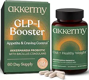 Akkermansia Probiótico para Apetito " Control de Aprendizaje " Aumenta GLP-1 " Boosts Healthy Weight TEN 180 Day Supply Silencio Hecho en EE.UU.