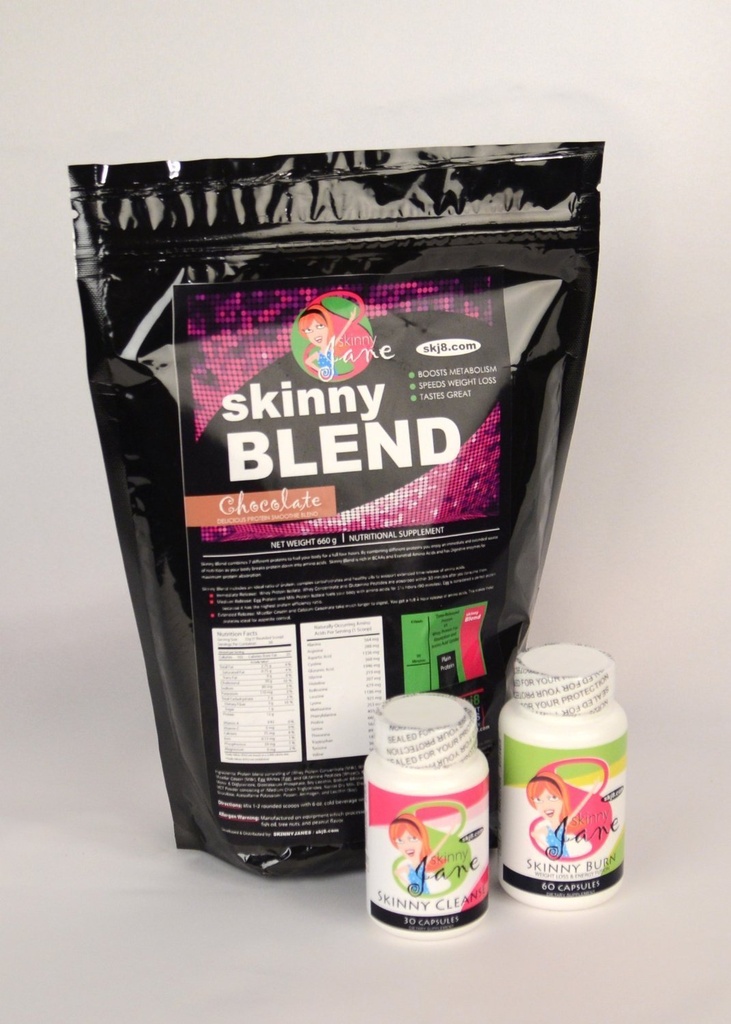 Best Weight Loss Kit, Quick Slim Kit, Diet Kit, Best Tasting Protein Shakes for Women, Appetite Suppressant Fat Burner Diet Pills, Cleanse and Detox, Fast Weight Loss, Skinny Jane - Creamy Cappuccino