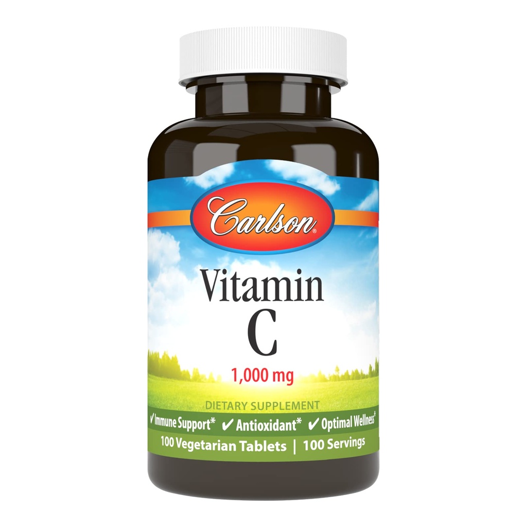 Carlson - Vitamin C 1,000 mg, 100 Count