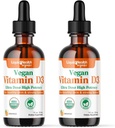 LIQUIDHEALTH Vitamina D3 4000 UI, USDA Organic Vitamin D Liquid Drops for Adults &amp; Kids, Vegan Vitamin D for Immune System Support, Bone Health, Mood Support, Healthy Skin - Made in USA (2 Pack)