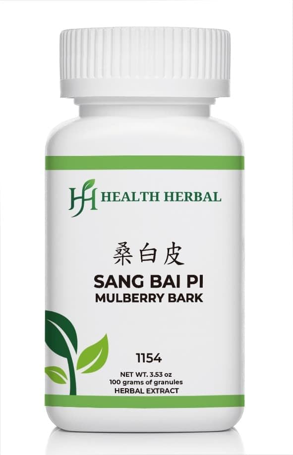 HH1154 Sang Bai Pi/White Mulberry Root Bark, Granule, 100 Grams/Bottle