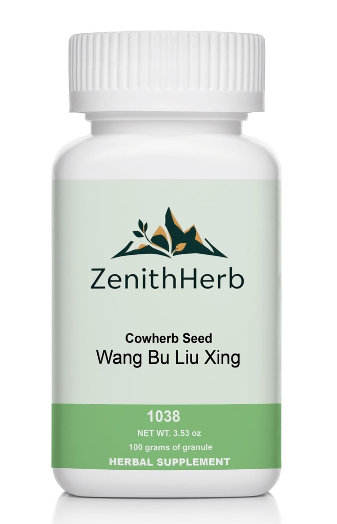 Cowherb Seed, Wang Bu Liu Xing, Herbal Supplement, Granule Form, 100 Grams Per Serving, 3.53 oz, 100 Servings
