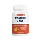 Vitamina C 1000mg con Zinc, Rosa HIPS y Citrus Bioflavonoides, Apoyo Inmunitario Suplemento Antioxidantes Protección, 120 cápsulas