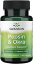 Swanson Okra Pepsin 90 cápsulas