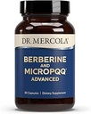Dr. Mercola Berberine y MircoPQQQ Avanzados - Ofertas Metabólico, Mitocondrial, Cerebro &amp; Immune Soporte - GMO-Free, Gluten-Free &amp; Soy-Free - 30 Capsules (30 Servimientos)