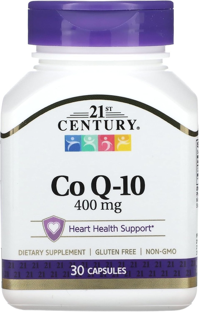 21st Century Co Q10 400 mg Veg Capsules, 30 Conde