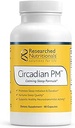 Researched Nutritionals Circadian PM - Promotes a Healthy Nervous System, Histamine Response &amp; Peaceful Nights with L Theanine, 5 HTP, Valerian Root & GABA Supplements (90 Capsules)