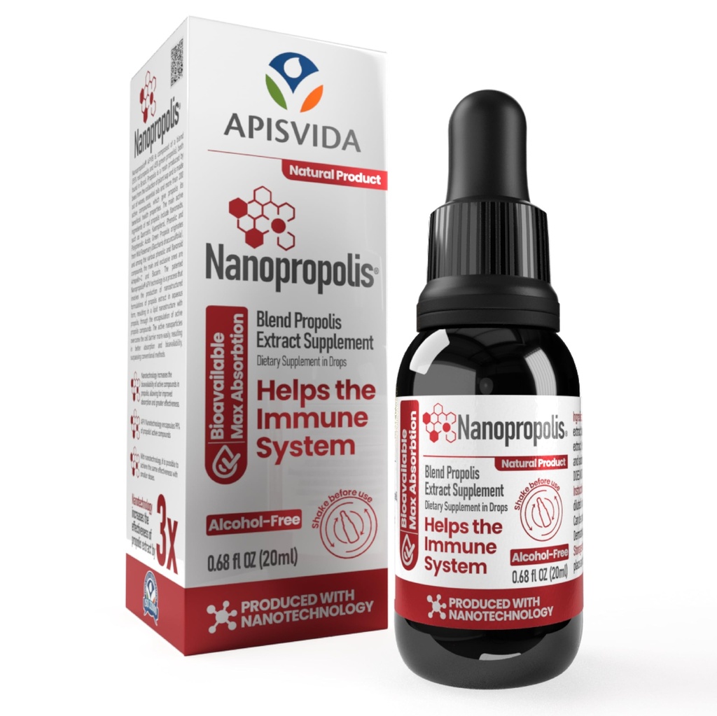 Nanopropolis Red Propolis Extract 0.68fl oz - 20ml