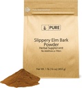 Ingredientes originales puros Polvo de corteza de Elm (1 lb), puro &amp; natural, vegano, sin gluten