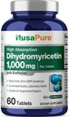 NusaPure Dihydromyricetin (DHM) 1000mg 60 Tablas Veggie (No GMO &amp; 100% Vegetariano)