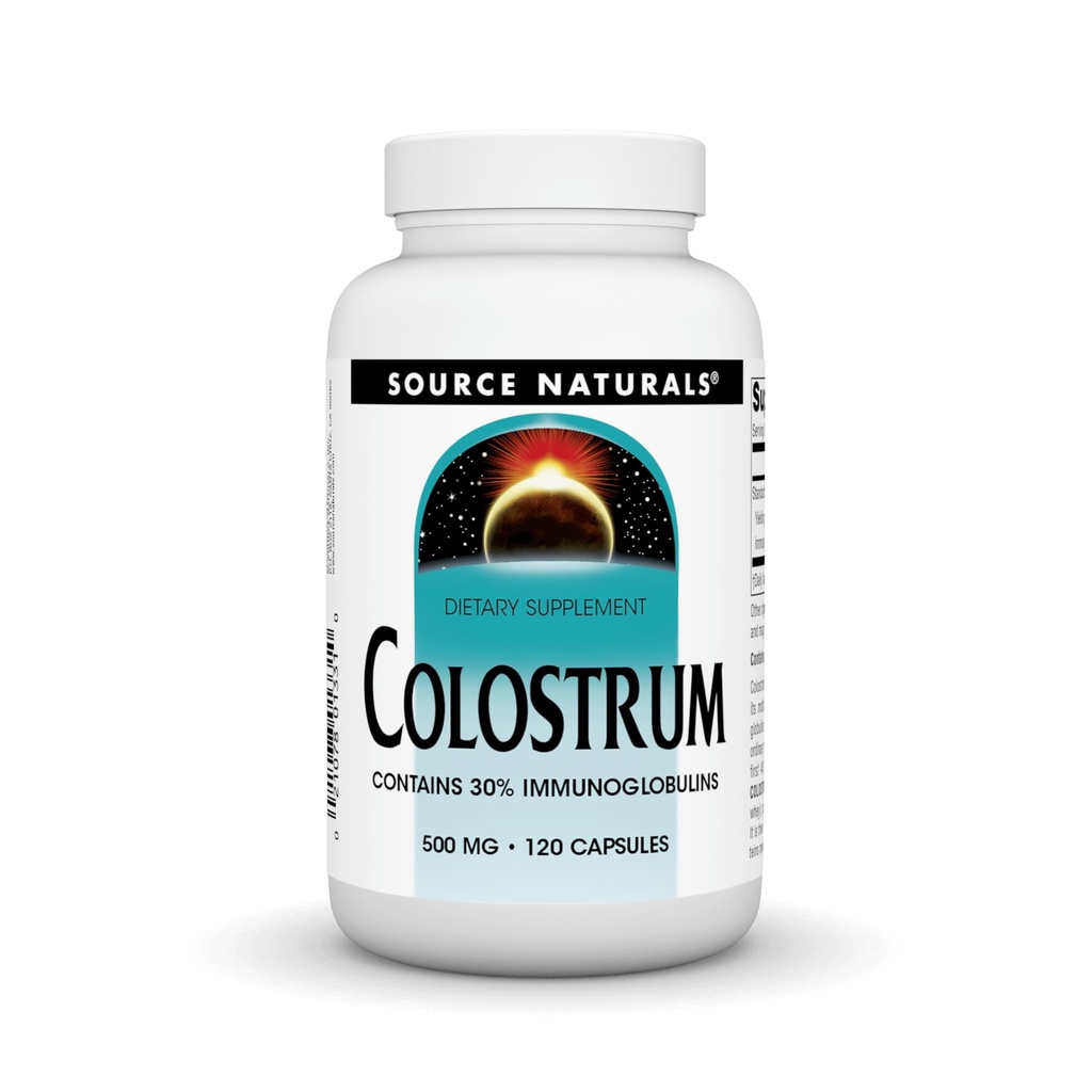 Source Naturals Colostrum Contains 30 Percent Immunoglobulins - 120 Capsules
