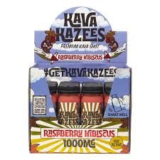 Kava(Kava Kazees) Raspberry Hibiscus 12 Bottles