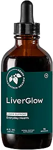 Mountain Meadow Liver Glow (Fórmula original), Detoxificador avanzado y regenerador para apoyar la salud y la función del hígado - 4 oz - para un hígado feliz