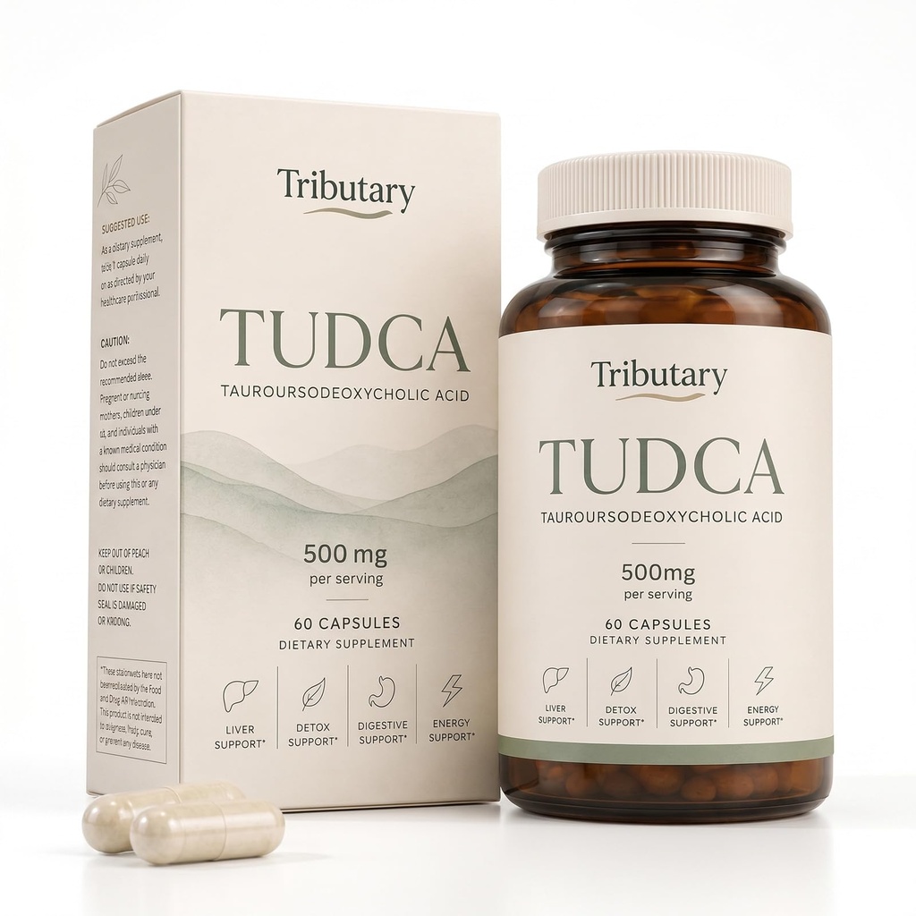 Tributary TUDCA Supplement 500mg Per Serving