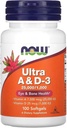 Ultra A &amp; D3, 100 Softgels by Now Foods (Pack of 3)