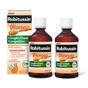 Robitussin Maximum Strength Honey Cough Plus Chest Congestion DM, Cough Medicine for Cough and Chest Congestion Relief Made with Real Honey for Flavor - 8 Fl Oz x 2