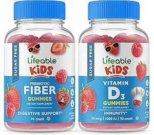 Niños de fibras preciosas gratis de azúcar y vitamina D niños, maniquíes - Gran Tasting, Suplemento de vitaminas, Gluten Gratis, GMO Gratis, Chewable Gummy