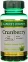 Nature's Bounty Cranberry Fruit 4200 mg, Plus Vitamin C Softgels, 120 ea (Pack of 5)