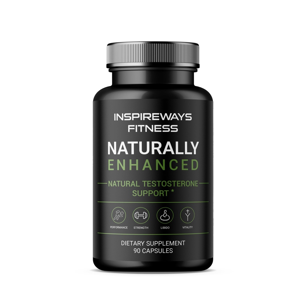 Naturally Enhanced Testo Capsules for Mood, Energy & Maximum Strength (90 Capsule)
