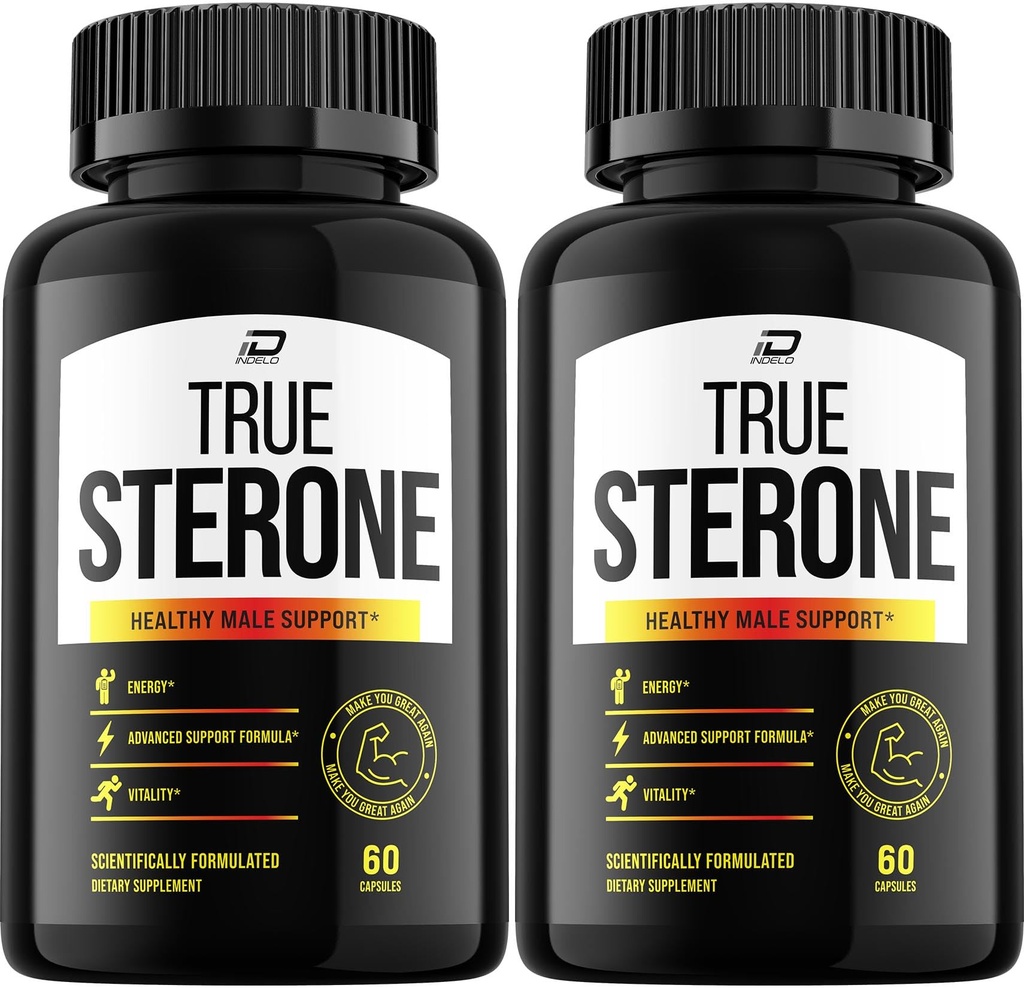 True Sterone Capsule – TrueSterone Natural Ingredients Advanced Formula Health Support (2 Pack - 120 Capsules)