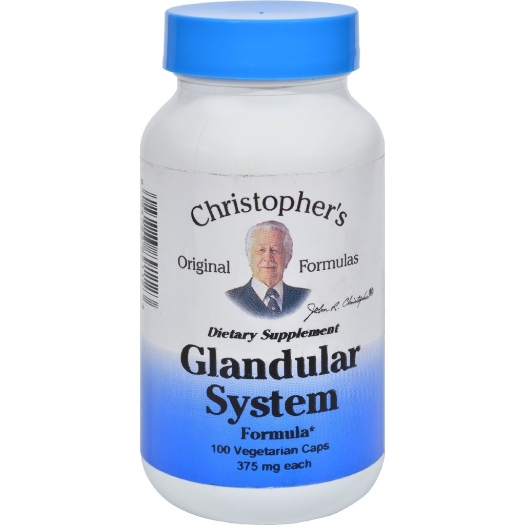 DR. CHRISTOPHER'S FORMULAS GLANDULAR SYS FORM, 100 CAP