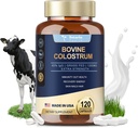Totaria Bovine Colostrum Suplemento Capsules para Gut Health, Hair Growth, Beauty and Immune Support - USA Farm Grass Fed - No Fillers, GMP Certified Calostro Bovino para Adultos Organico, 60 Servings