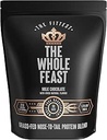 The Fittest Whole Feast Beef Protein Powder - Milk Chocolate - Grass Fed Nose to Tail Carnivore Blend Incluye hígado, colostrum y todo el hueso - BCAAs - 14g Collagen, 21g Total Protein