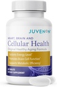 Juvenon Cellular Health tención Heart, Brain Supplement with Acetyl L-Carnitine and Biotin - Supports NAD+ Function, Energy Production, Mood, Revitalized Metabolism, Mental Focus & Clarity (60 Tablets)