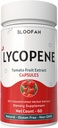 Tomato Fruit Capsules 500mg | Rich in Lycopene Tomato Fruit Concentrated 10:1 Extract Powder | Non-GMO & Gluten Free Formula | Natural Carotenoid Supplement (60 Count (Pack of 1))