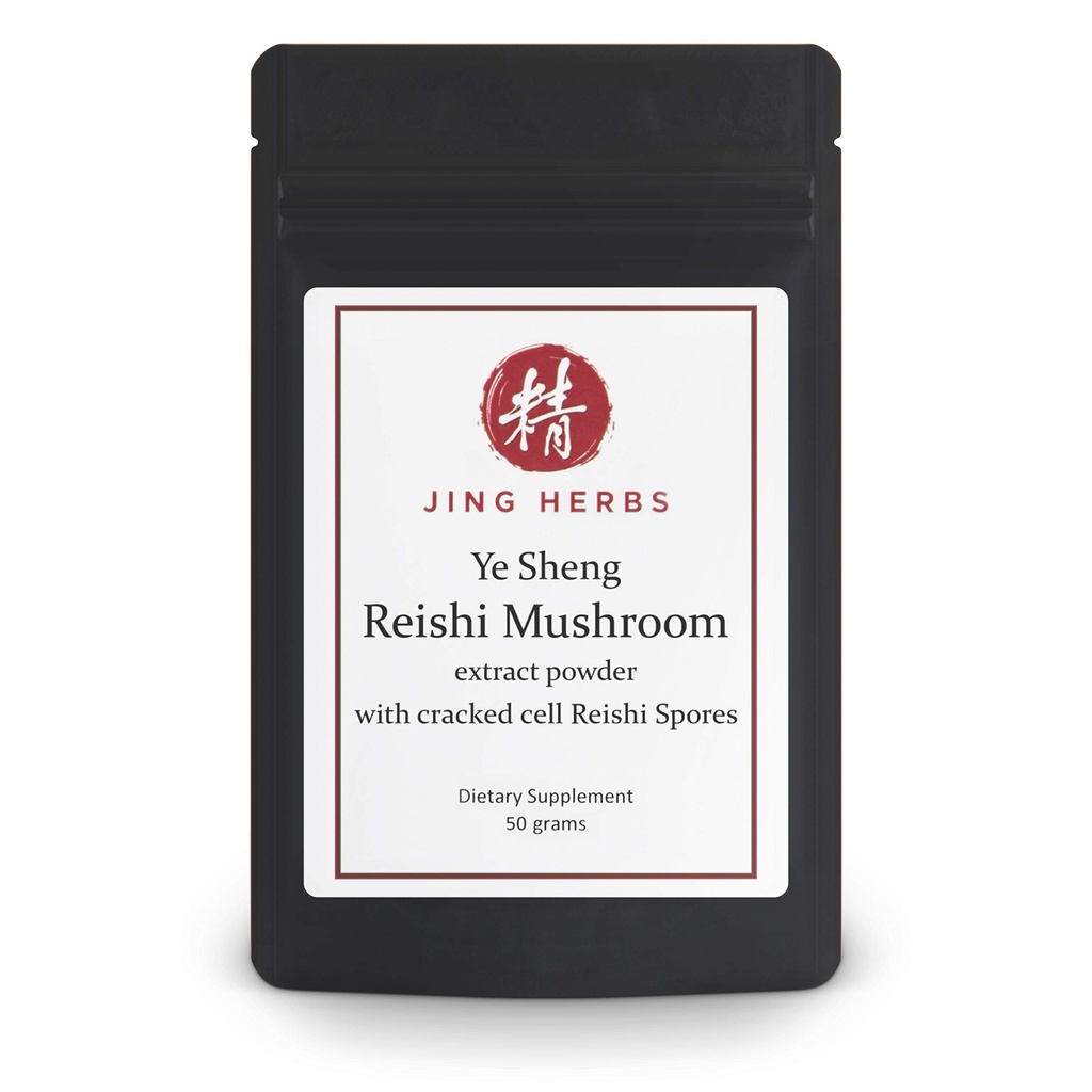 Jing Herbs Reishi Extract Powder With Spores 50 Grams