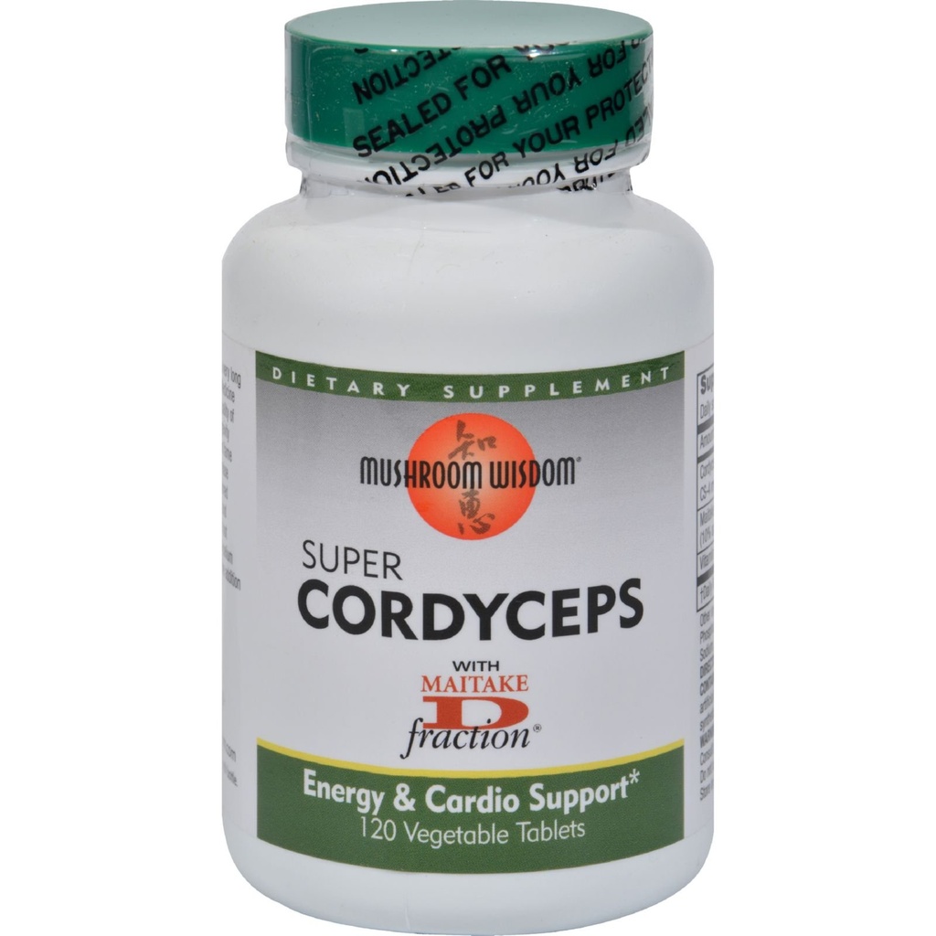 Mushroom Wisdom Super Cordyceps 120 vtabs