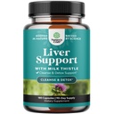 Natures Craft Liver Cleanse Detox & Repair 180 Capsules - Herbal Liver Support Milk Thistle Supplement - Silymarin Milk Thistle Supplements with Dandelion Root, Choline, Beetroot & Artichoke Extract