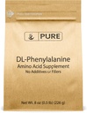 Ingredientes originales puros DL-Phenylalanine Powder (8 oz) Siempre puros, sin artillería o aditivos