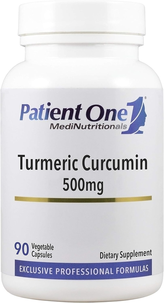 Pacientes 1 Turmeric Curcumin 500 mg Silencioso Suplemento para apoyar la respuesta inflamatoria saludable y más* Silencio con Black Pepper Extract tención 90 cápsulas