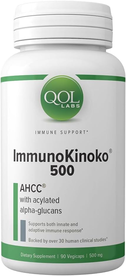 Laboratorios QOL ImmunoKinoko AHCC 500 mg 90 vcaps