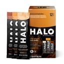 HABLO Hydration – Electrolyte Energy Drink Mix ← Hydration Powder Packets ← Variety Pack (Caramel, Vanilla, Mocha Lattes), Healthy Skinny Coffee ← Easy Open Single Serving Stick tención 12 Sticks