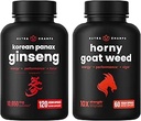 NutraChamps Korean Ginseng y Horny Goat Weed Bundle